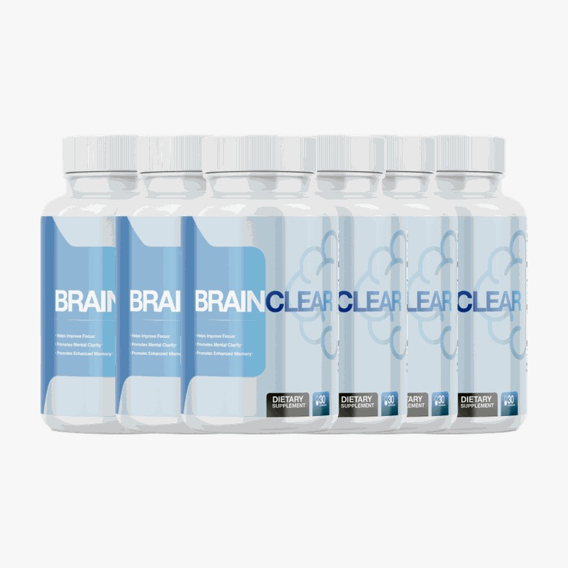 BrainClear 6 Bottles